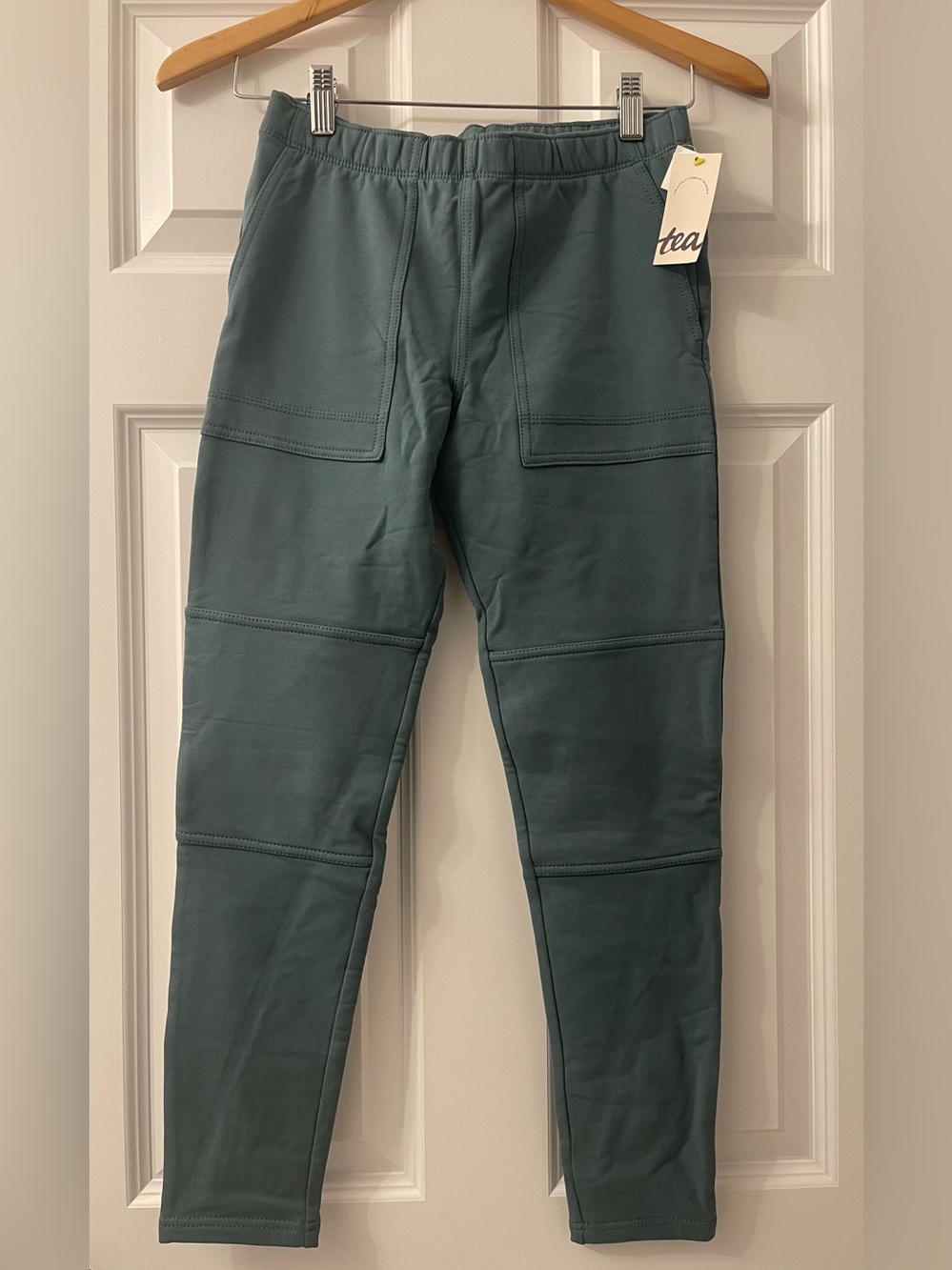 NWT NIB Tea Collection Playwear Jeggings Silver Pine - size 14 leggings